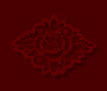 Burgundy Rose Design