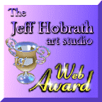 The Jeff Hobrath art studio Web Award