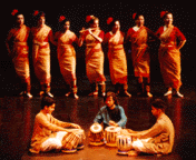 Kathak dance with Tabla drums