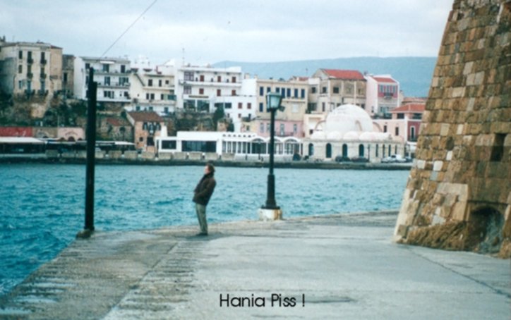 Hania Harbour & no he didn't !