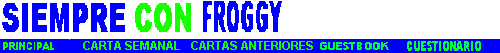 SIEMPRE CON FROGGY