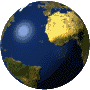 spinning globe