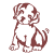 brown dog