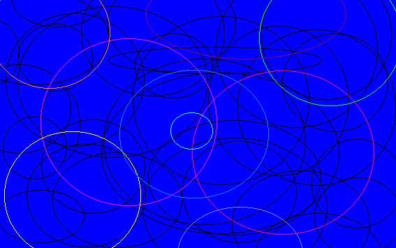 Blue Circles copyright 1998 by Mike Wrathell