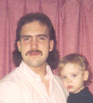 My brother Shaun and his son Shaun Michael in 1993