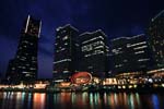 Twilight of Yokohama bay