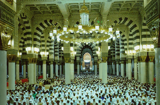 Faithfuls are offering Prayer