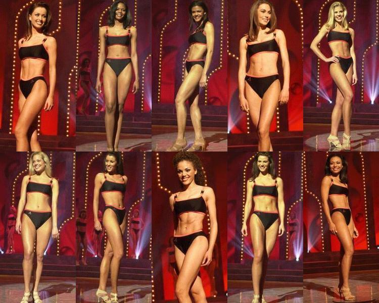 Swimsuit competition:  South Carolina, Colorado, Iowa, New Hampshire, Kansas, Michigan, Alabama, Tennessee, Georgia, New York