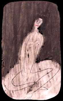 d2  5 x 3 in. pencil, charcoal & crayons / paper - 1998