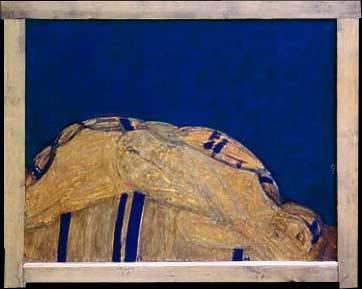 THE SLEEP  46 x 55 in. egg tempera / canvas, 1996