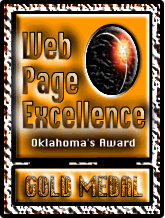 Web Page Excellence Gold Medal Award-Oklahoma's Award