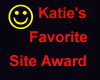 Katie's Favorite Site Award