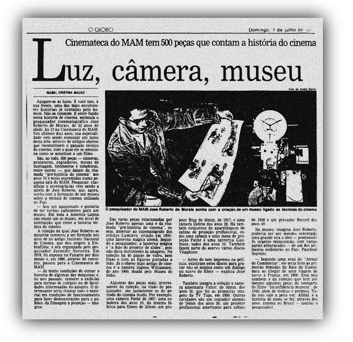 O Globo - 2o. Caderno - julho 1990