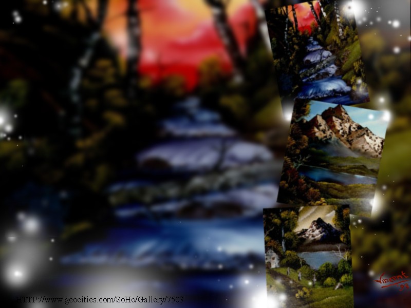 Desktop paintings Waterfall2 (76 kb) 600x800 jpeg