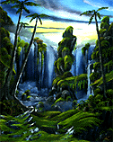 Waterfall in the Jungle