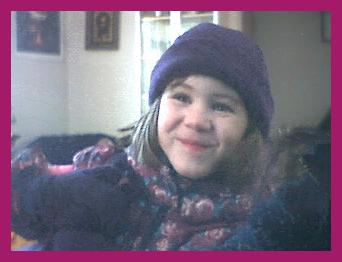 sylvie on her way to school