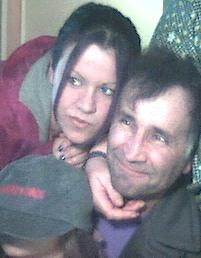 get off my dad, you skank!! hehe..