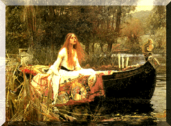 Down the river's dim expanse...