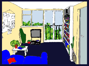 The living room