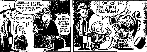 The death of Monsieur Absurde