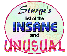 Sturge's List of the Insane and Unusual