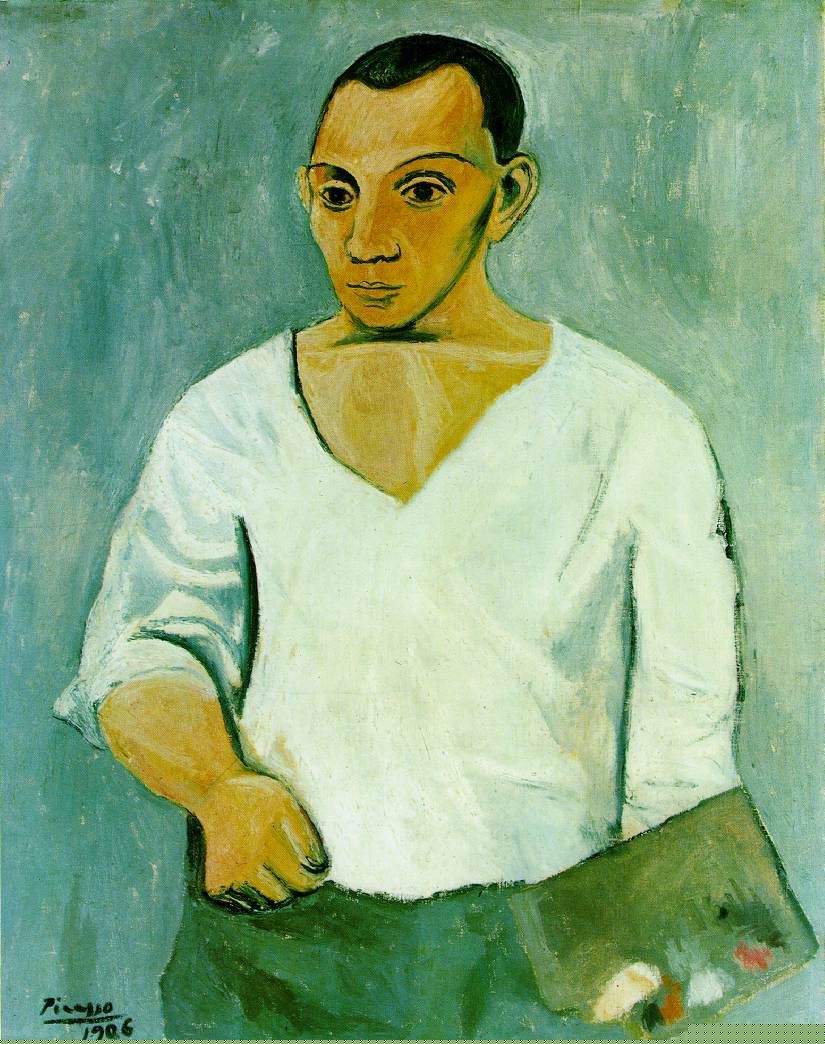 Self Portrait with Palette, 1906