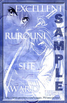 Rurouni Kenshin Award Sample