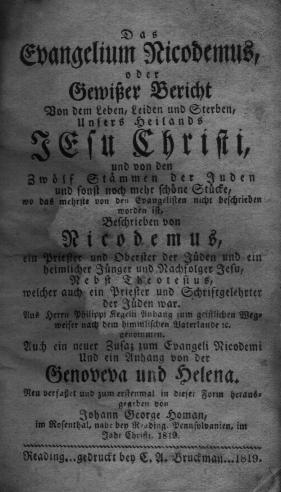 Das Evangelium Nicodemus