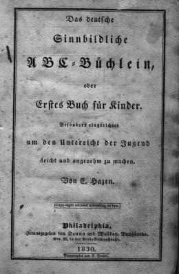 A B C Bchlein
