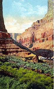 Towering Canyon Walls, Hermit Camp