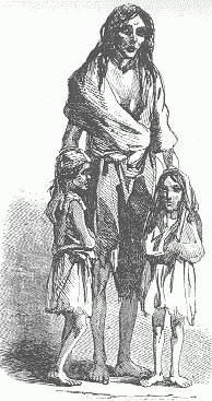 Starving Irish Family