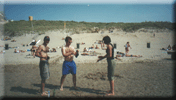 darrell, denis, and sonja at zamfort beach