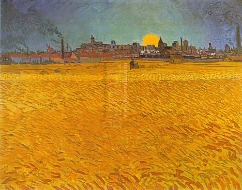 Sunset Wheat Fields Near Arles.jpg (35296 bytes)