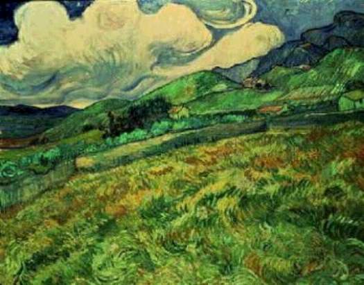 Wheat Field Behind Saint-Paul Hospital.jpg (35942 bytes)