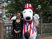 Elena and Snoopy