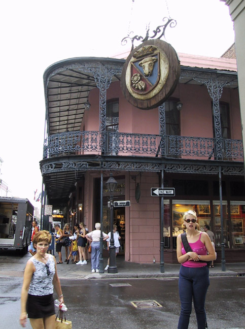 Cheryl on the streets of the French Quarter