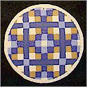 1st polymer clay quilt on CD