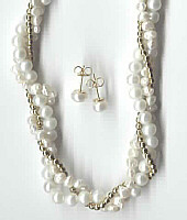 Jeweled necklace #j-107