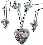 Jeweled necklace #H-108