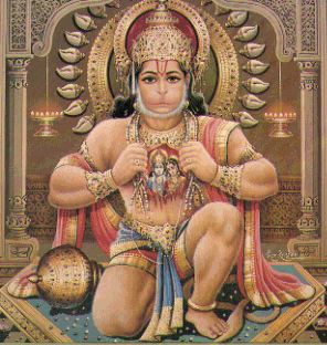 Hanuman - corpo de ao e mente de yogi -disciplina mental e pureza espiritual
