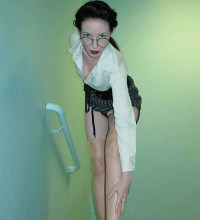 Christina Dichterliebchen im Treppenhaus zum Ruhm. �www.donnaricci.com