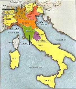 Map Of Italy