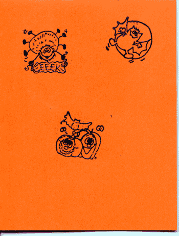 Front view of Janet's card