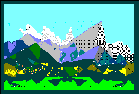 High in the mountains
