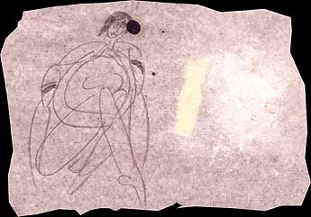 d9  3.5 x 5 in. pencil / tracepaper - 1997