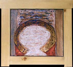 THRONE  18 x 20 in. egg tempera / canvas, 1997