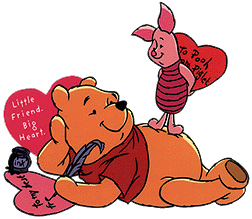 Pooh and Piglet Valentine