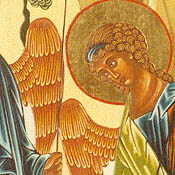 LA TRINIDAD. Andrei Rublev. DETALLE