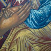 VIRGEN DE LA PASI�N. Detalle