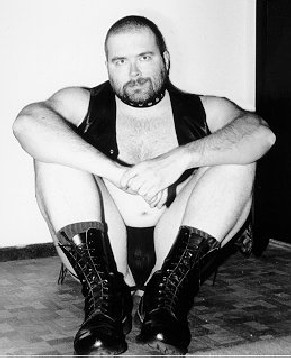 Charlie in boots and short hair